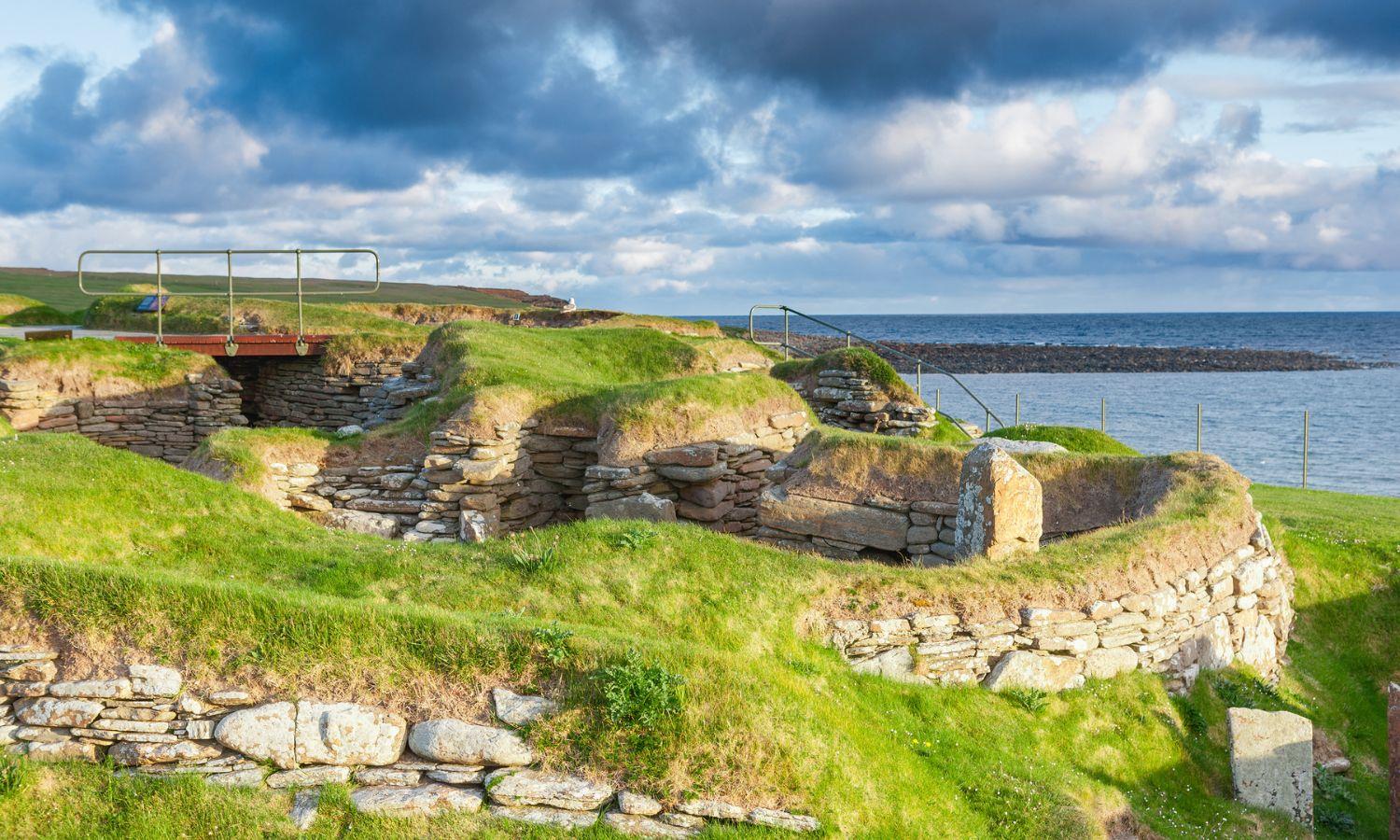 Skara Brae Neolithic village on Orkney's West Mainland