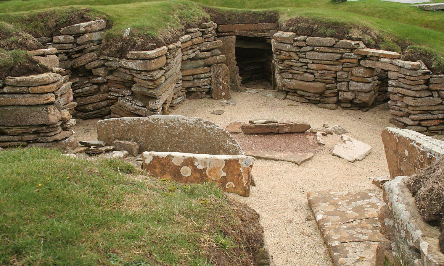 Skara Brae Neolithic settlement in Orkney