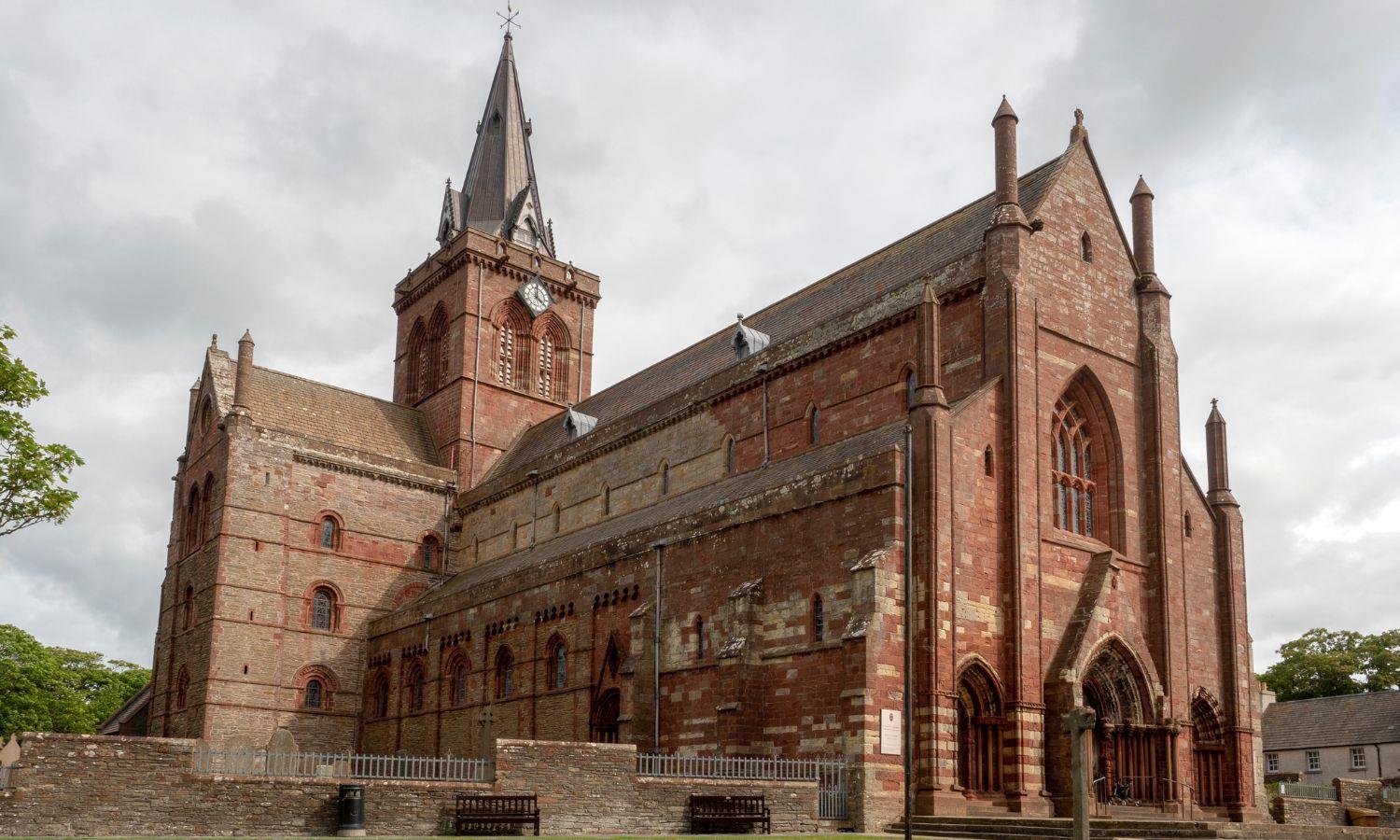 St Magnus cathedral in Kirkwall, Orkney
