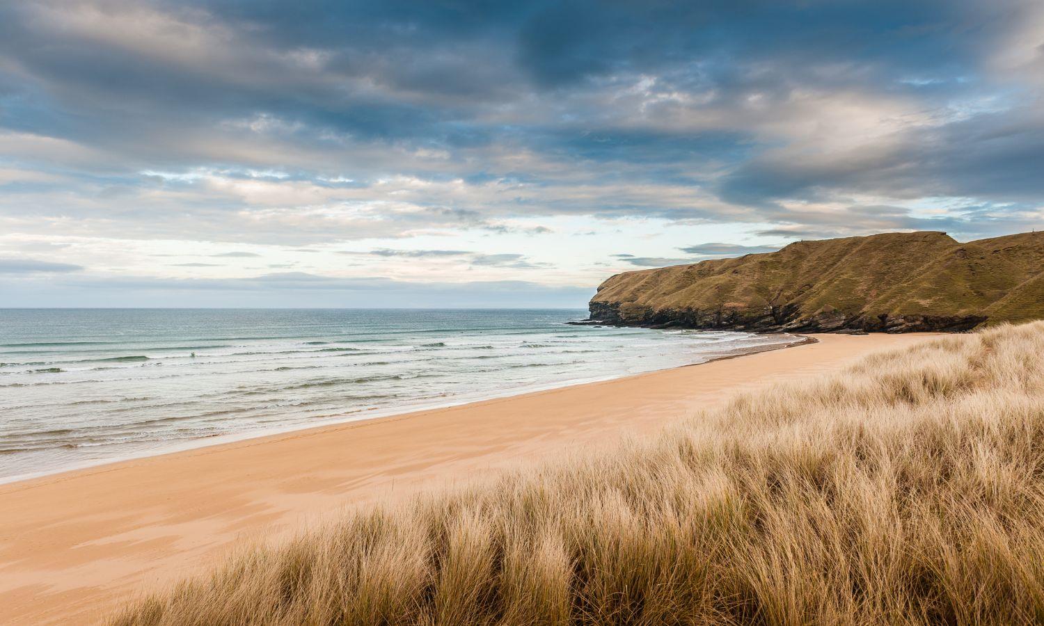 Strathy Bay beach in Caithness