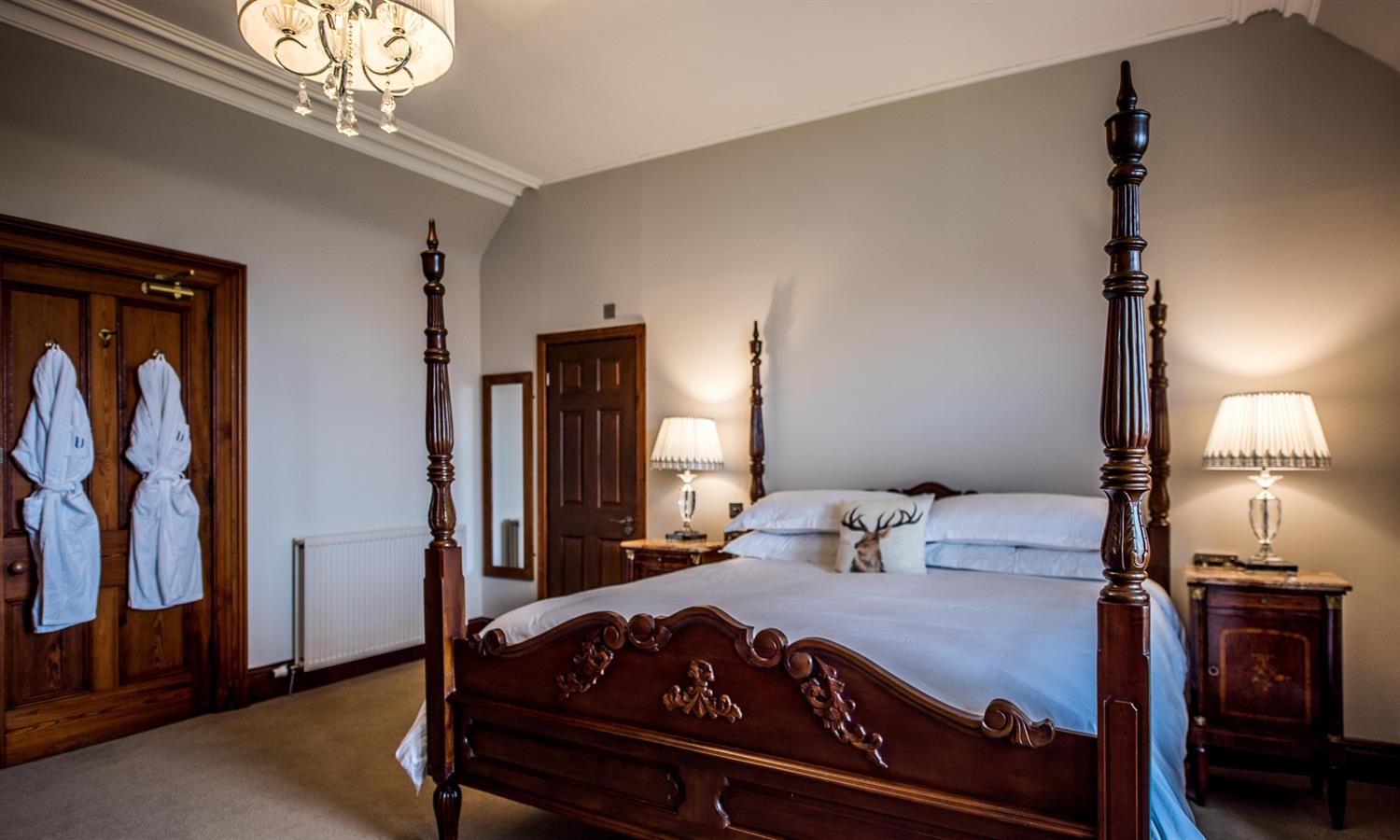 Suite Bedroom at Shieldaig Lodge