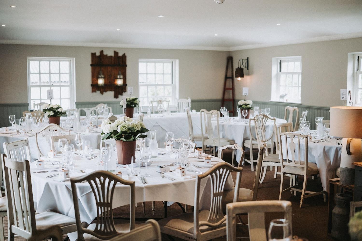 Wedding Breakfast at Widbrook Grange (c) Chris Harrison
