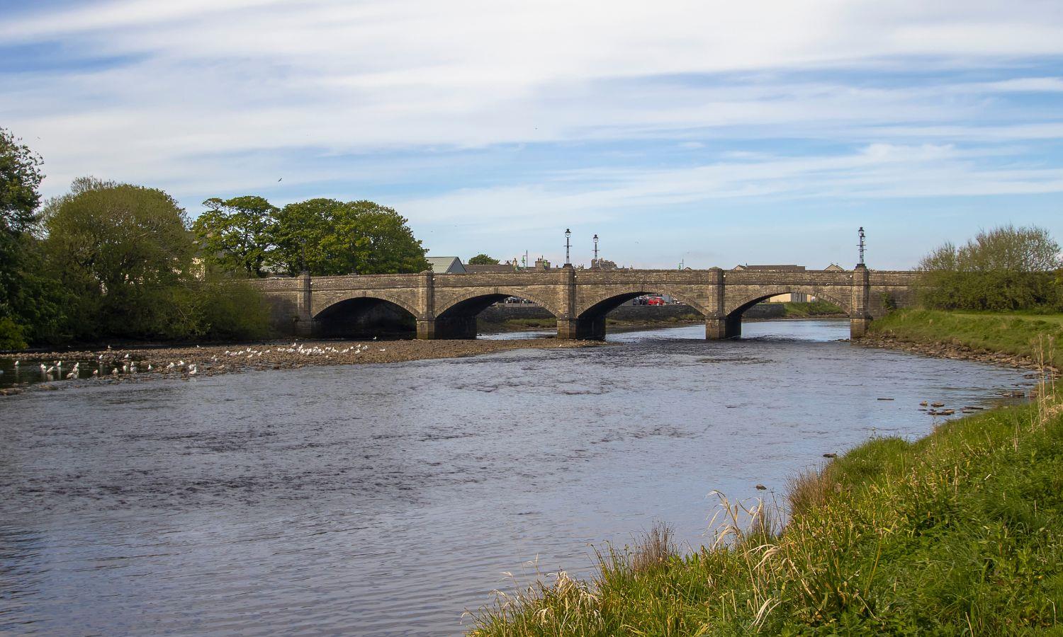 Thurso Bridge spanning the River Thurso in the Scottish Highlands