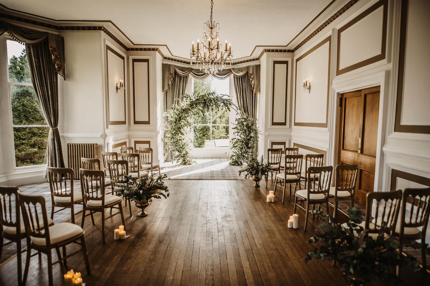 Wedding Ceremony at Auchen Castle