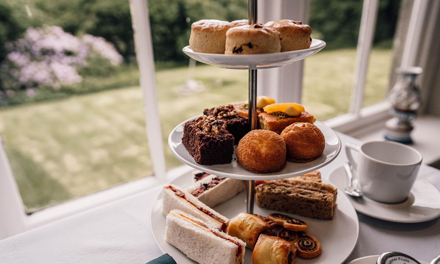 Afternoon tea at Forss House Hotel