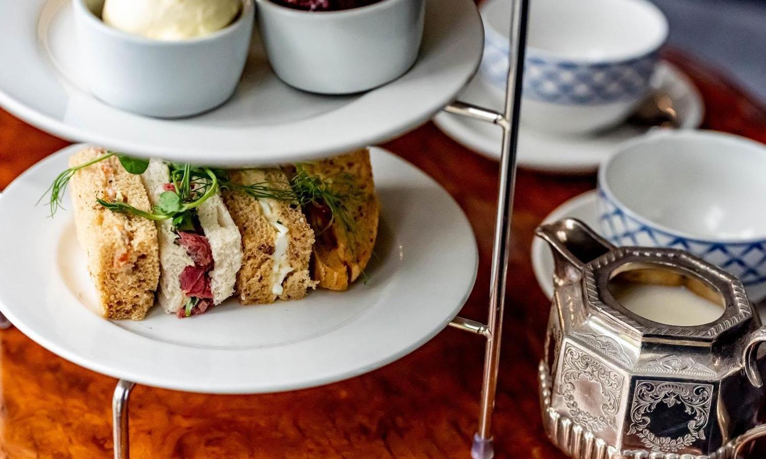 Afternoon tea at Melville Castle hotel