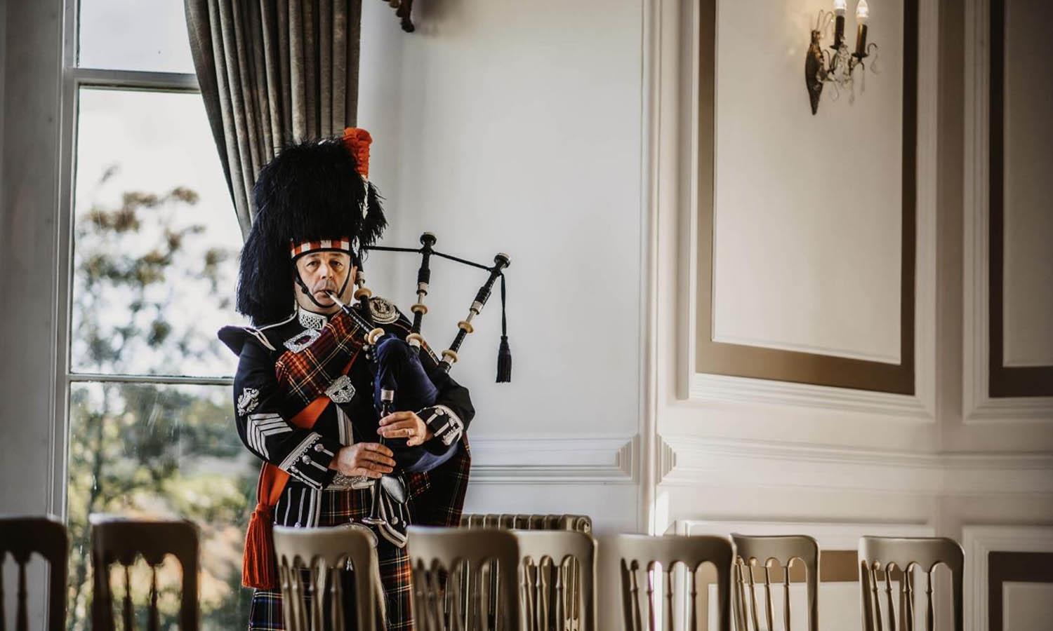 Scottish piper
