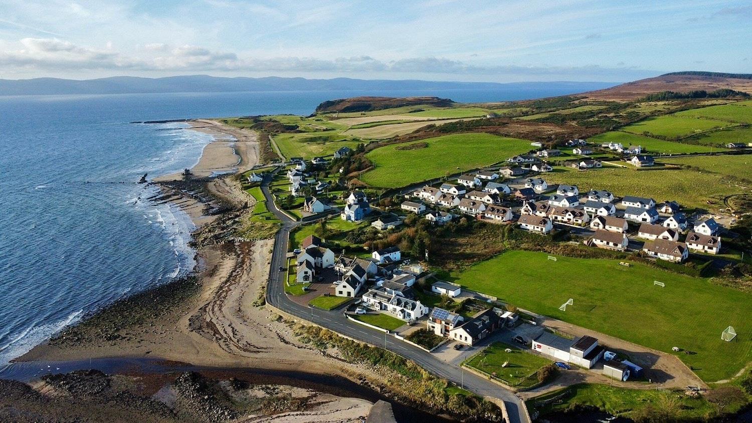 Birds eye view of Arran