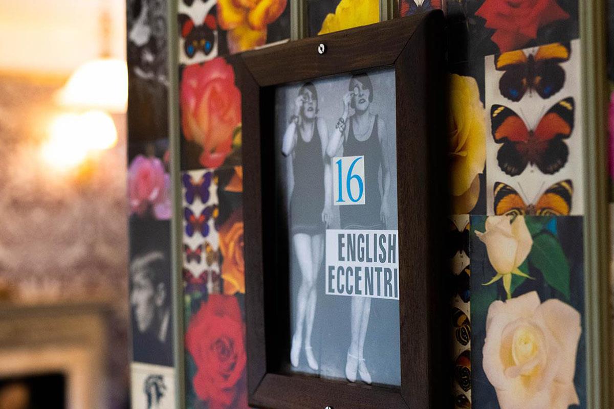 English eccentric wall hanging 