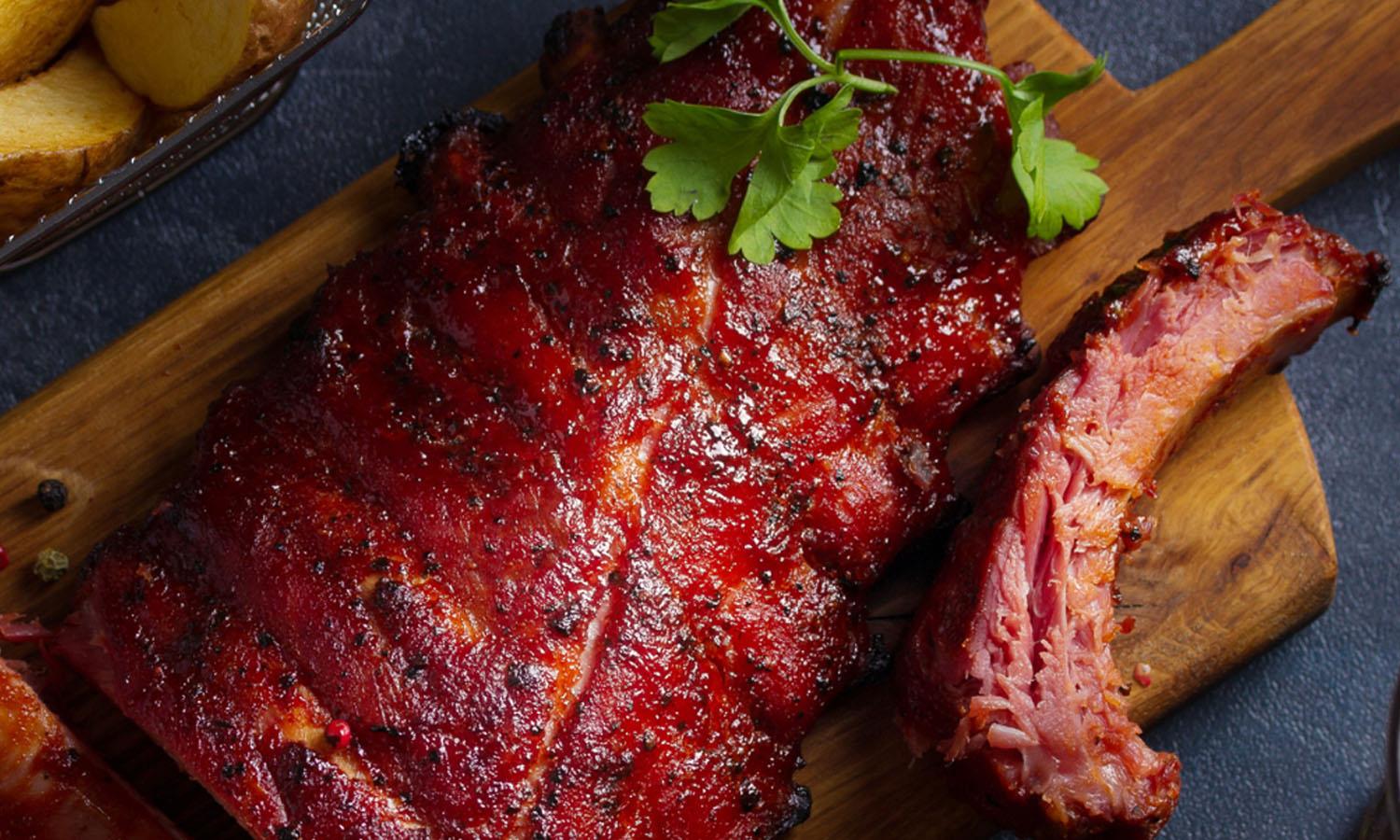 Rack of ribs at Kirkwall hotel