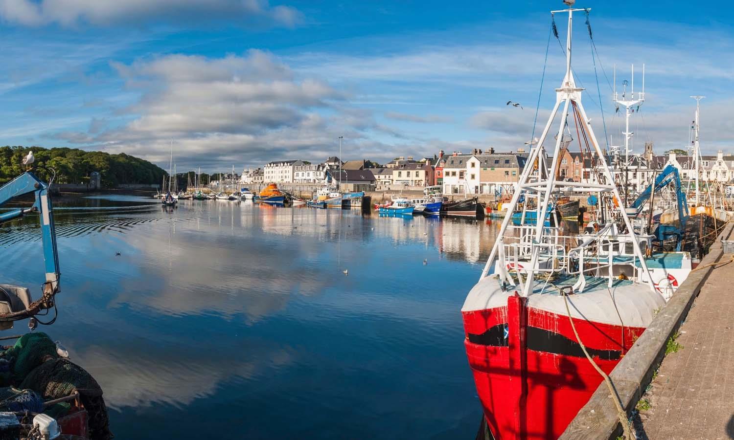 Fishing boat in harbour