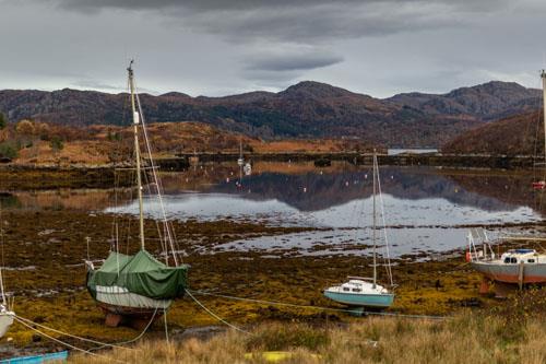 Loch Badachro, Shieldaig Lodge hotel near Gairloch