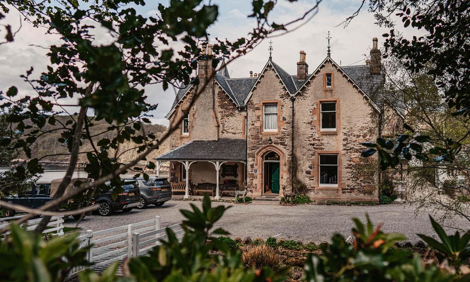 Shieldaig Lodge Hotel is full of character and charm