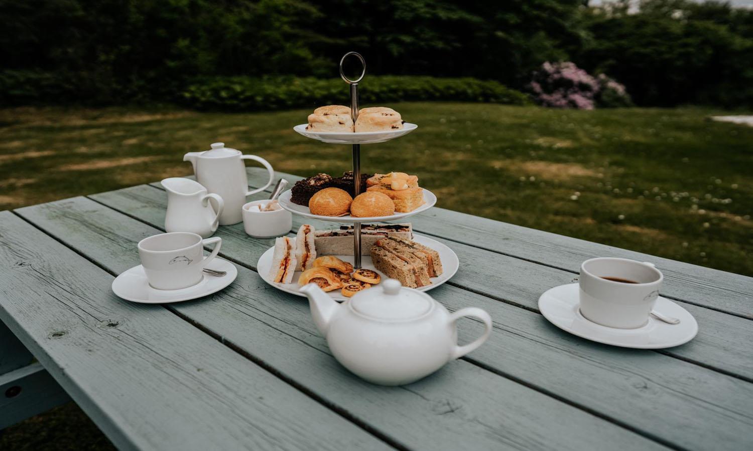 Afternoon Tea in the hotel gardens