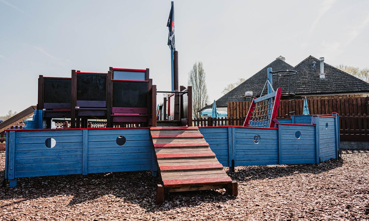 Pirate play ground at the Boathouse