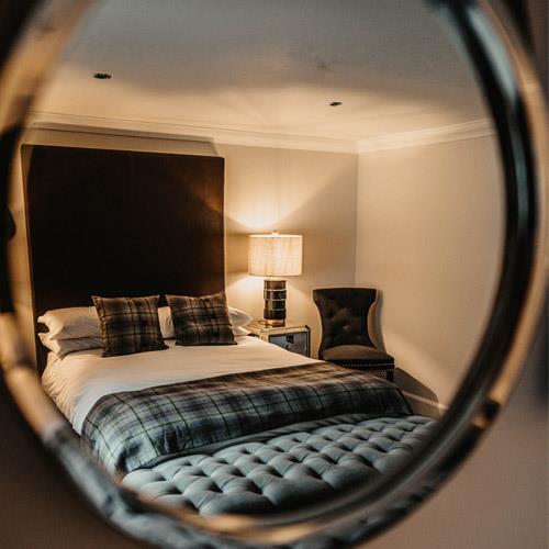 Double bedroom at Broadford Hotel hotel Skye