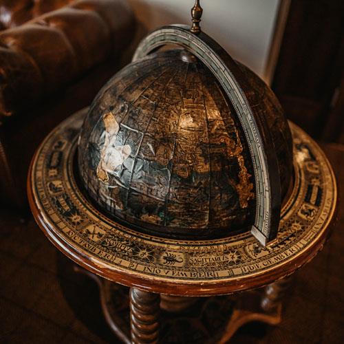 Globe in bar Broadford Hotel