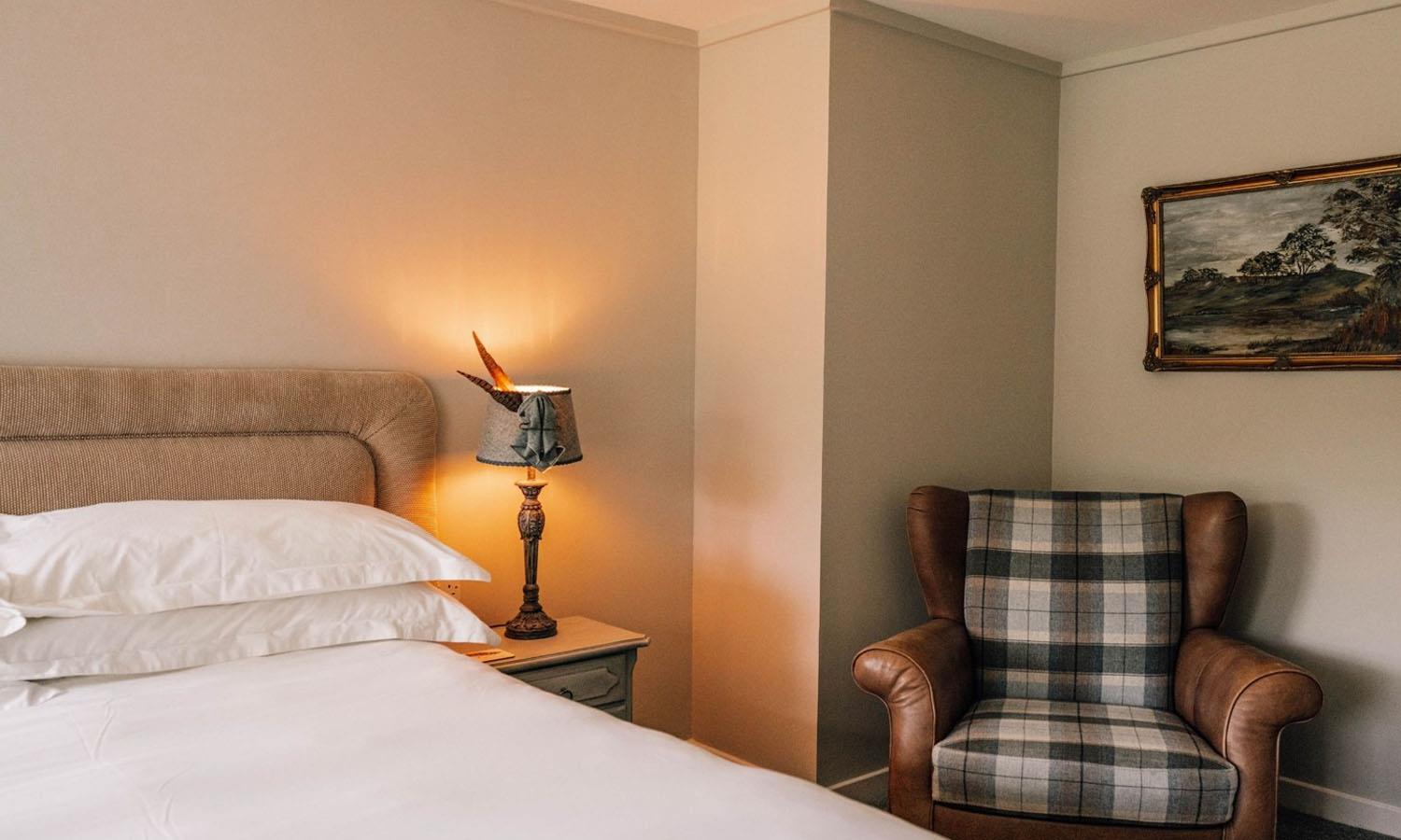 Master Bedroom at Forss House Hotel