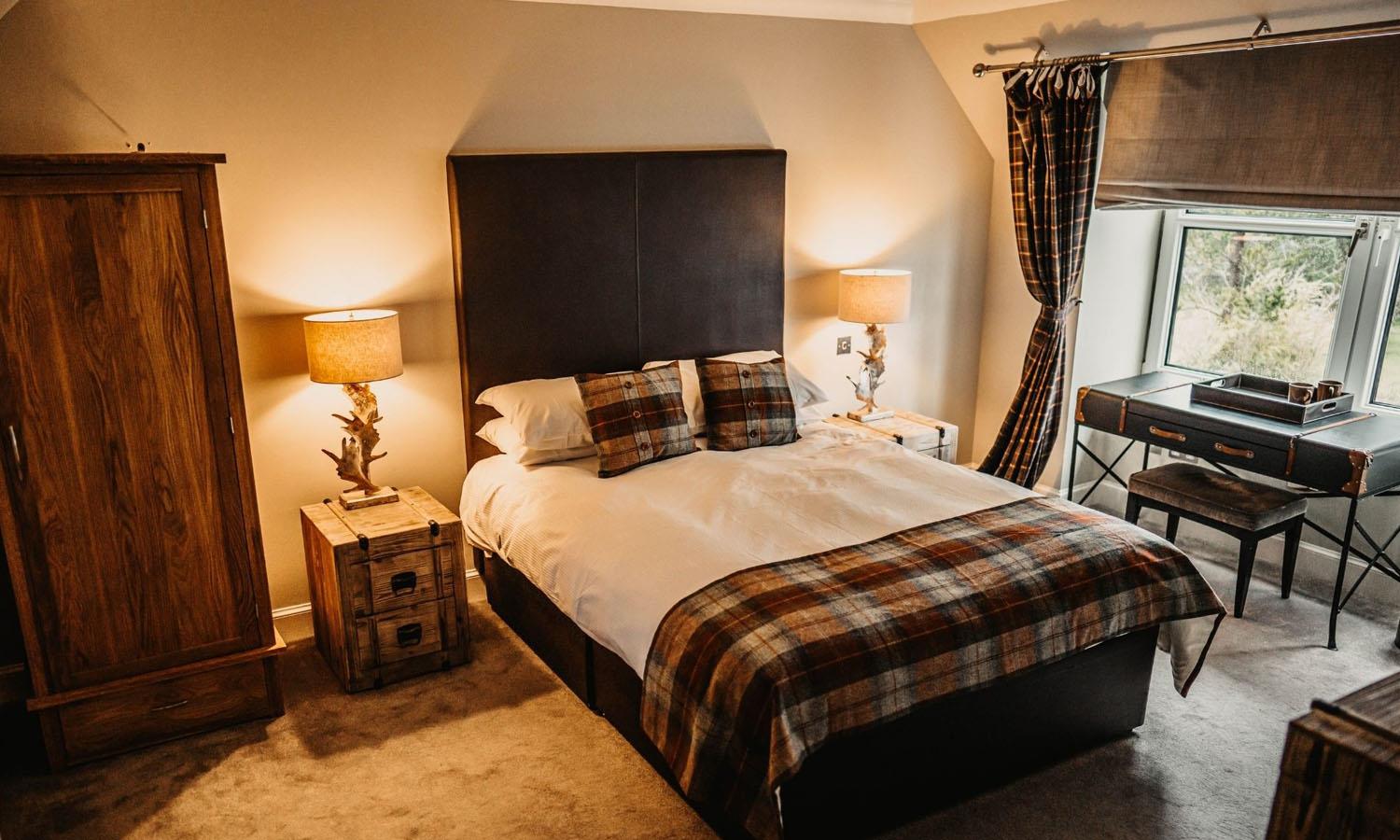 Double bedroom at Broadford Hotel hotel Skye