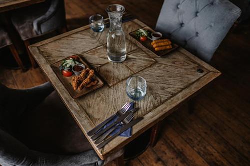 Table at Ship Inn  restaurant