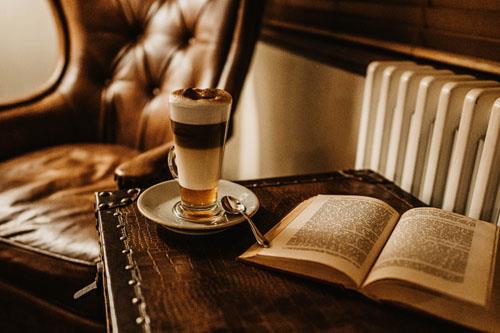 Irish coffee in the lounge at Broadford Hotel 