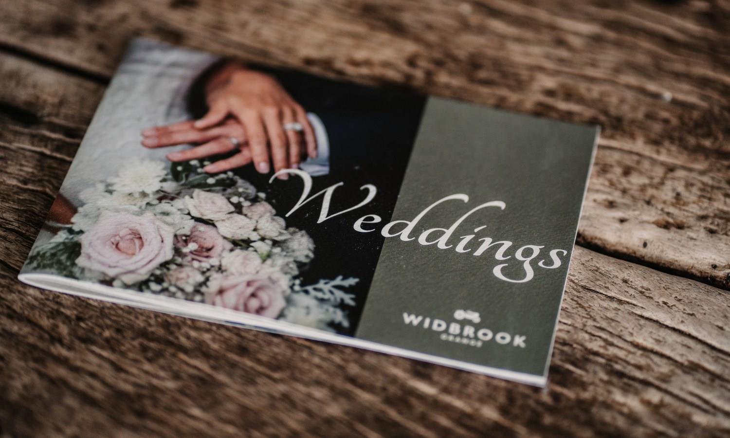 Widbrook Grnge wedding brochure