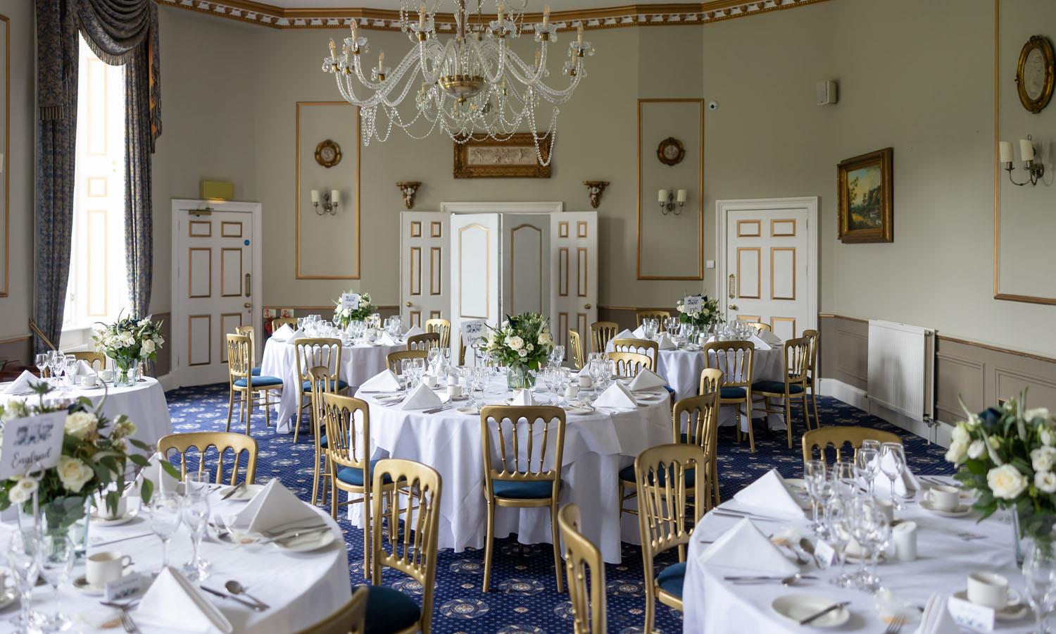 Wedding room at Melville Castle