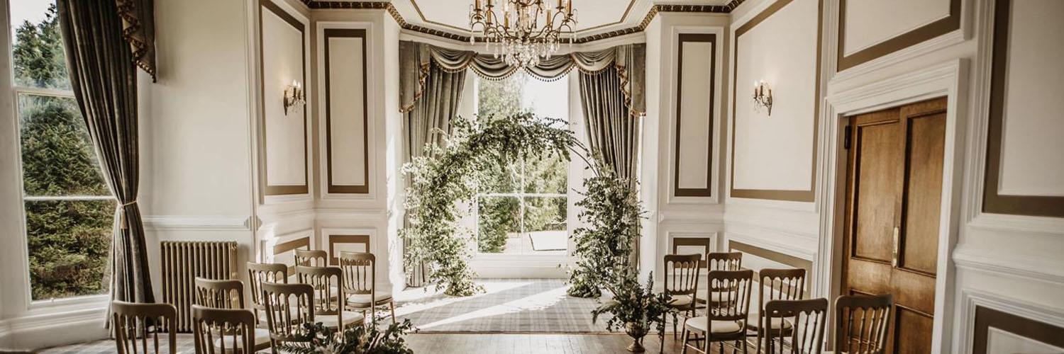 Wedding room at Auchen Castle