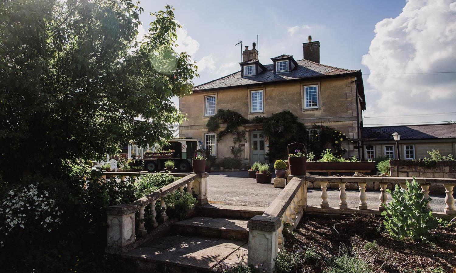 Front of Widbrook Grange hotel near Bath