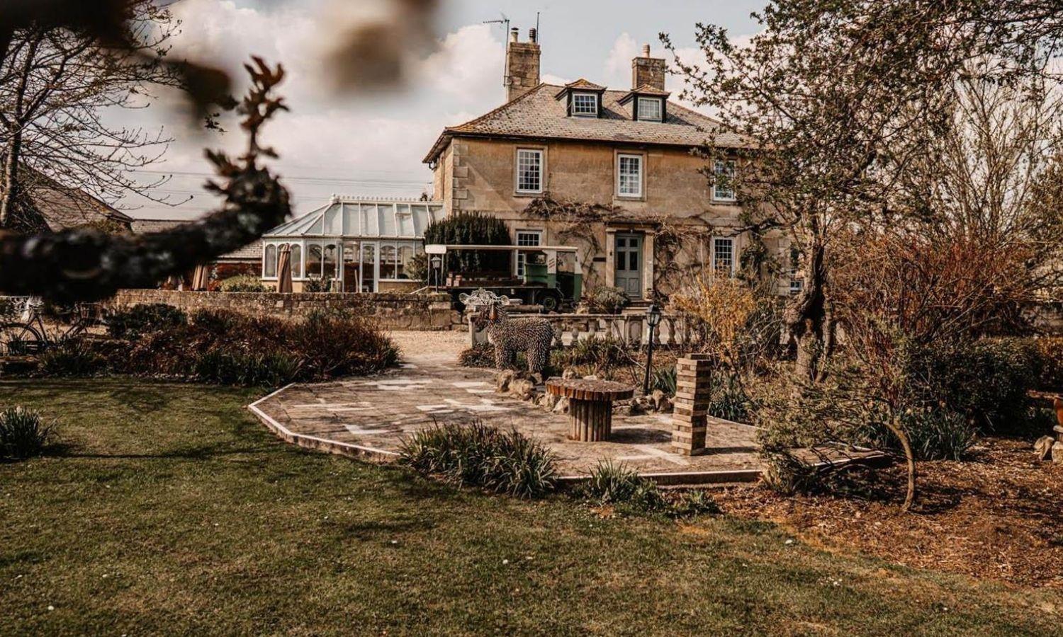 Front of Widbrook Grange hotel near Bath