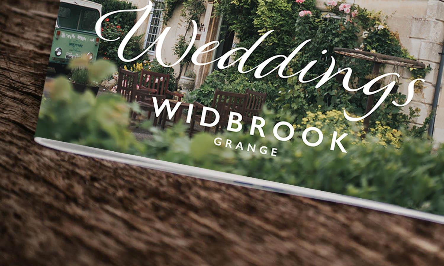Widbrook Grange hotel wedding photo brochure 