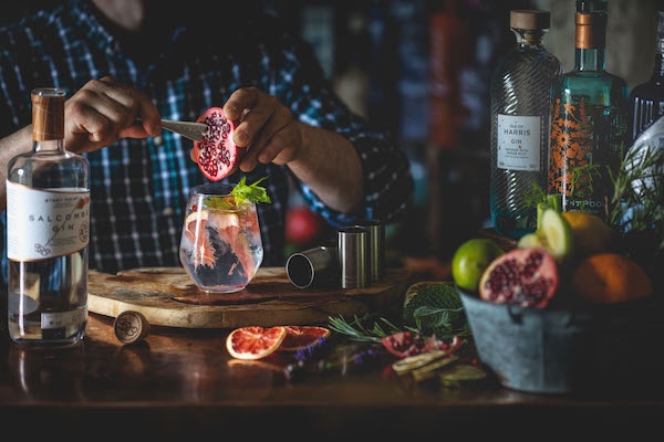 Gin inspired dinner with complimentary cocktails